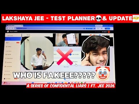 *12TH LAKSHAYA JEE - TEST SYLLABUS? | FAKE PERCENTILE AURA🗿 5X.xx%ile | DETOLLING-ft- @jokingvlogs |