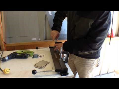 Using the Harbor Freight bending brake