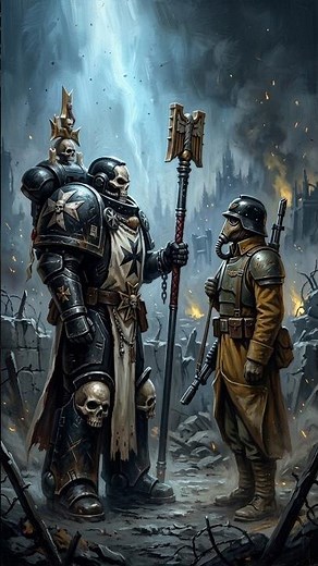The Black Templar Who Became A City’s Last Wall #Helsreach #BlackTemplars #Warhammer40k