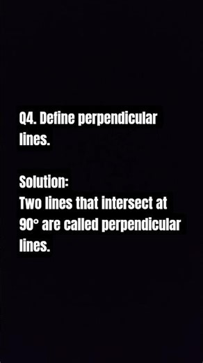 Perpendicular Lines | 90° Concept Explained 📐