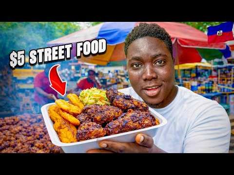 I Ate Haiti’s Cheapest Street Food for 7 Days 🇭🇹 (Day 1)