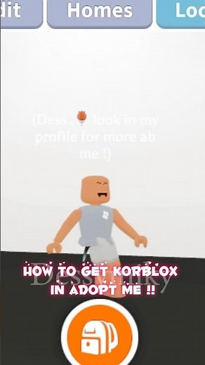 How to get korblox in adopt me for free!☁️💕🌈 #roblox #adoptmeroblox #freekorblox #goviral