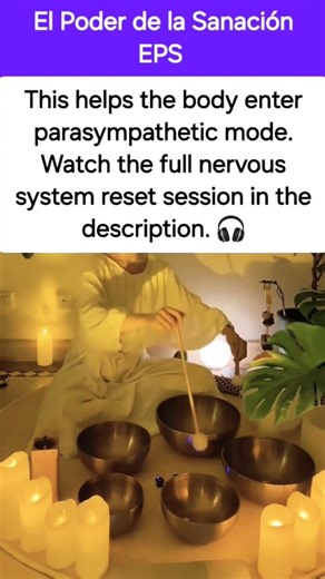 This helps the body enter parasympathetic mode 🎧 #StressRelief #anxietyrelief #NervousSystemReset