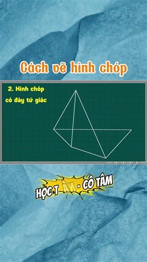 Cachs vẽ hình chóp ✌️Sách ID Toán ở phần mô tả. #toan11