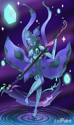 Warframe Drawing: Yareli and Corufell v2
