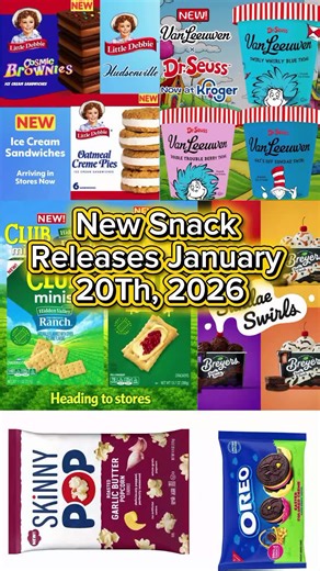 New Snack Releases - January 2020 Highlights