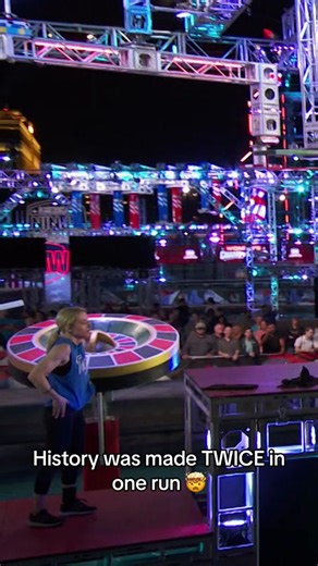 4’11” VS 14 foot wall?? No problem for Teej🗣️🤩 #AmericanNinjaWarrior #ANW #NinjaWarrior