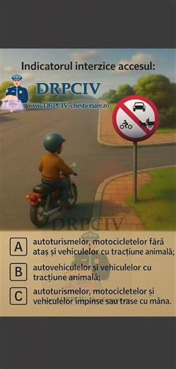 Indicatorul interzice accesul: