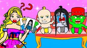 Paper Dolls Dress Up - Funny Triplets Baby Dress Handmade Join Beauty Paper Dolls to watch more! | Beauty Paper Dolls