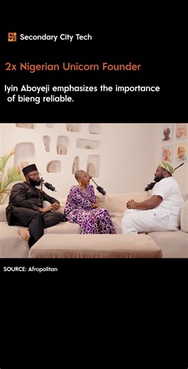 Iyin Aboyeji, 2× Nigerian unicorn founder (Flutterwave, Andela), shares a warning many founders overlook: references matter. Investors don’t just assess your pitch or metrics, they ask people you’ve worked with to understand how reliable and trustworthy you are under pressure. Especially for founders in secondary cities, your reputation in tough moments becomes part of your investment profile.