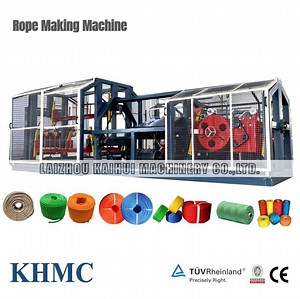 [Hot Item] Continuous Production 3 Strands 14mm HDPE Rope Making Machine with High Throughput