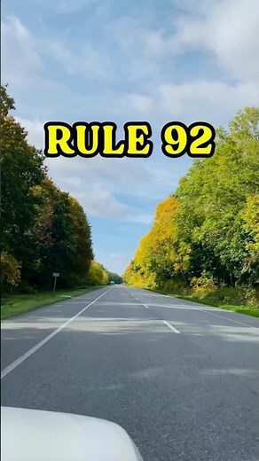 UK Highway Code Rule 92: Eyesight & Vision