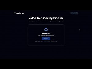 Video Transcoding Pipeline - Distributed Video Processing Demo
