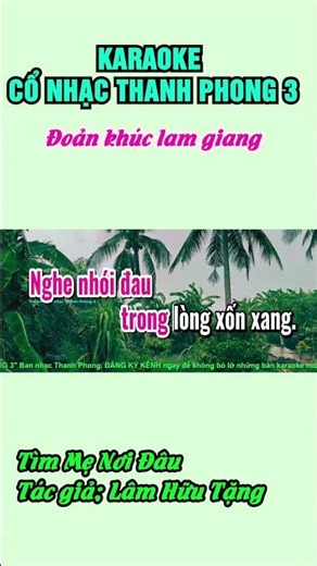 Đoản Khúc Lam Giang | Tìm Mẹ Nơi Đâu