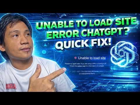 Fix ChatGPT "Unable to Load Site" Error on PC #bhentech