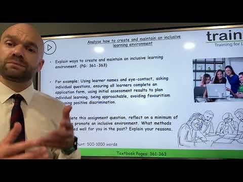 Creating and maintaining an inclusive learning environment