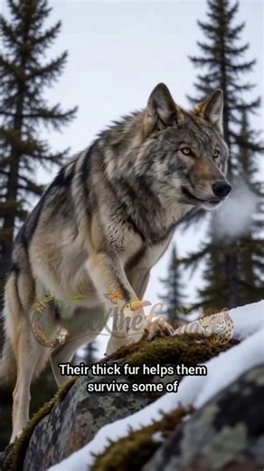 Gray Wolf: Master of the Canadian Wilderness #videoshort #animals