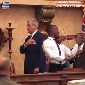 6.6M views · 169K reactions | John Uzodinma, a University of Southern Mississippi graduate, played the National Anthem on a violin before the Mississippi State Capitol on March 19 and received a standing ovation for his moving performance. | Fox News | Facebook