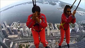 1.6K views · 29 reactions | Happy Friday! Look at how brave Lucy and Priya from Canadian Affair were on their recent visit to Toronto's CN Tower! Would you do this? bit.ly/Toronto-Flights | Canadian Affair | Facebook