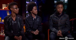 Brooklyn Teenage Metal Band Unlocking the Truth Perform on 'The Colbert Report'