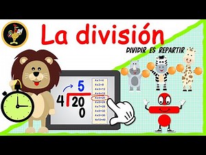DIVISIÓN 🌀 APRENDE A DIVIDIR DE MANERA FÁCIL Y DIVERTIDA/ VIDEOS EDUCATIVOS PARA NIÑOS