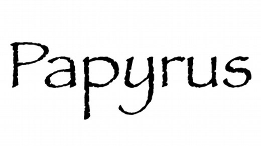 Papyrus (Font) | Know Your Meme