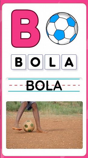 Learning the alphabet | Shall we learn to read BALL? | Reading simple words | Literacy