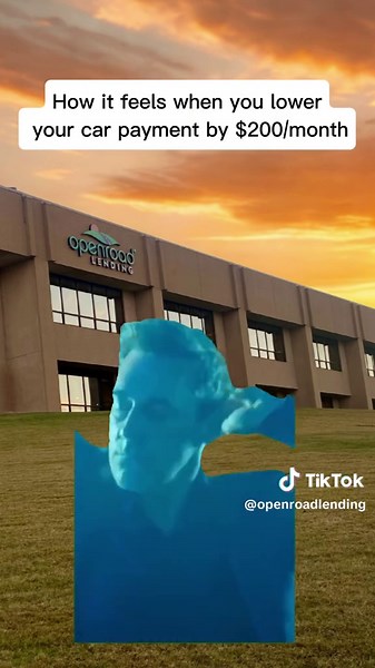 It’s a good feeling! Lower your car payment and skip next months payment too when you refinance. You could save thousands with OpenRoad Lending by refinancing! #refinance #openroadlending #money #savingmoney #fyp