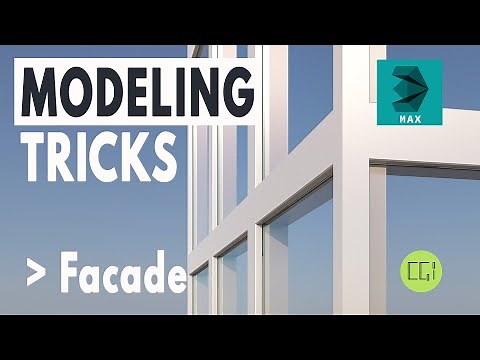 🏢 Model Glass Façade from Scratch 3D Max - Step by Step Easy Explained