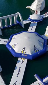 Turn your shoreline into the ultimate playground with Aquaglide slides, trampolines, and lounges for endless days of fun. | Aquaglide