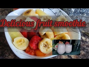 How To Make a Delicious Fruit Smoothie At Home ll ASDA Frozen Mixed Fruits ll Ruhena Begum