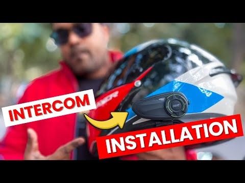 How To Install Bluetooth Intercom in Helmet | Ejeas Q8