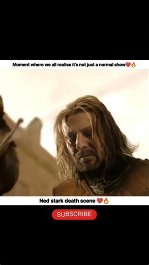 Ned Stark death scene 🔥🤯💔 #gameofthrones #nedstark #shortvideo #shorts