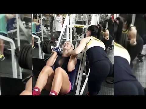 Funny Girls workout fails at gym | Try not to laugh - NEW Best fails ever