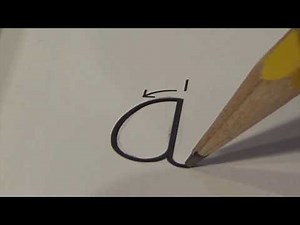 Upper Case A - Learn CURSIVE IN A MINUTE (writing, penmanship) Quick Cursive