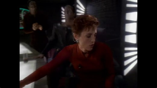 Starfleet Records: Between Love and War. Arc: Dominion invasion. SD: (2374) #Dominion #klingons On Terok Nor, Dukat is giving a speech in the wardroom to a mix of Cardassians and Bajorans to announce a "new era of cooperation and understanding" with a gift of several industrial replicators to Bajor. It seems well-received, but Kira is disgusted. Delighted to leave when he finishes, Dukat calls her over to say that Ziyal's drawings have been accepted for inclusion in the Cardassian Institute's ex