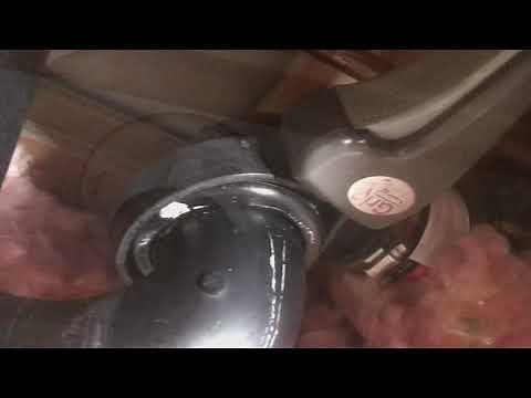 Repair an upstairs shower leak in the downstairs ceiling