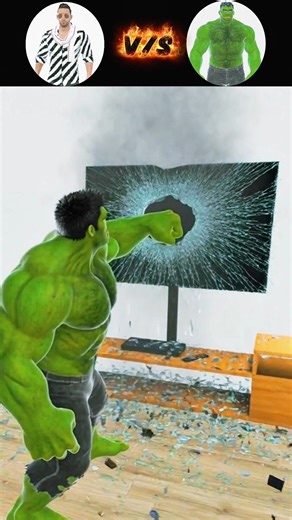 Franklin Vs Hulk TV Crash Challenge 🤯 Indian Theft Auto Simulator 💥😱 #shorts #gaming #gta #viral