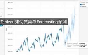 【Tableau数据可视化】图样教程_06_如何进行数据分析Forecast预测