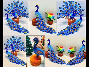 DIY Tutorial: How to Make a Peacock Using Pipe Cleaners