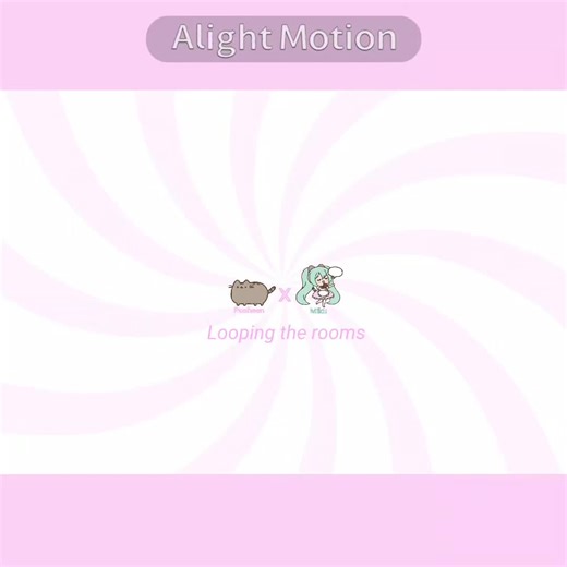 Looping the rooms😛 ik theres not alot of effects i kinda got lazy with this one😭✌🏼#hatsunemiku #pusheen #edit #loopingtherooms #meme