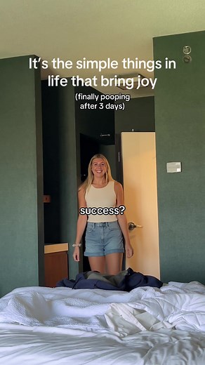 Finally Pooping After 3 Days: That Smile Though!