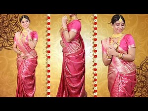 বাঙালি স্টাইলএ বিয়ের শাড়ি কিভাবে পরবে 😍 | Unique Bengali Style Bridal Saree Draping