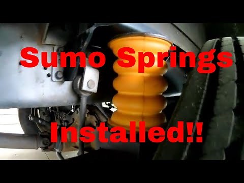 Suspension upgrade on the Bounder! Sumo Springs installed!