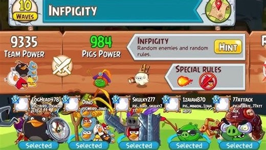 Angry Birds Epic: Pig Friends（油管主播大联动，冲击猪猪塔无尽模式）