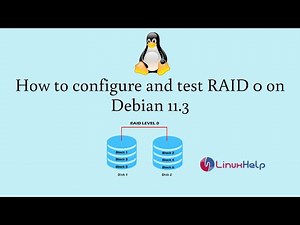 How to configure Test RAID 0 on Debian 11.3