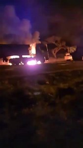 9.8K views · 73 reactions | Protest Alert: Violent protest action in the vicinity of Mooi Plaza., KZN.The entire roadway is CLOSED to traffic due to trucks on fire, reported gunshots and stone throwing. Law enforcement and emergency services are on scene. Motorists are advised to avoid the area. | Suburban Control Centre | Facebook