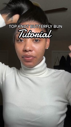 Top knot butterfly bun tutorial ✨