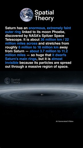 Saturn Has a Hidden Ring 36 Million Kilometers Wide