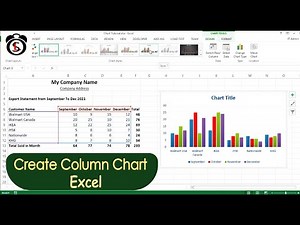 How to create chart in excel easily | swift learn